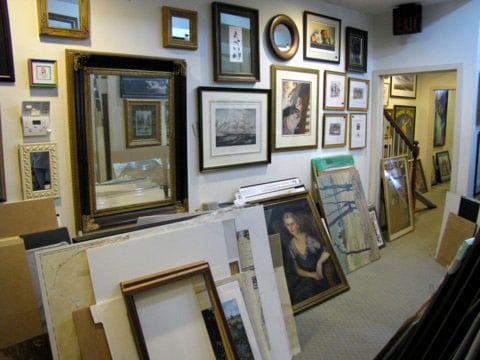 Wall Of Framed Objects
